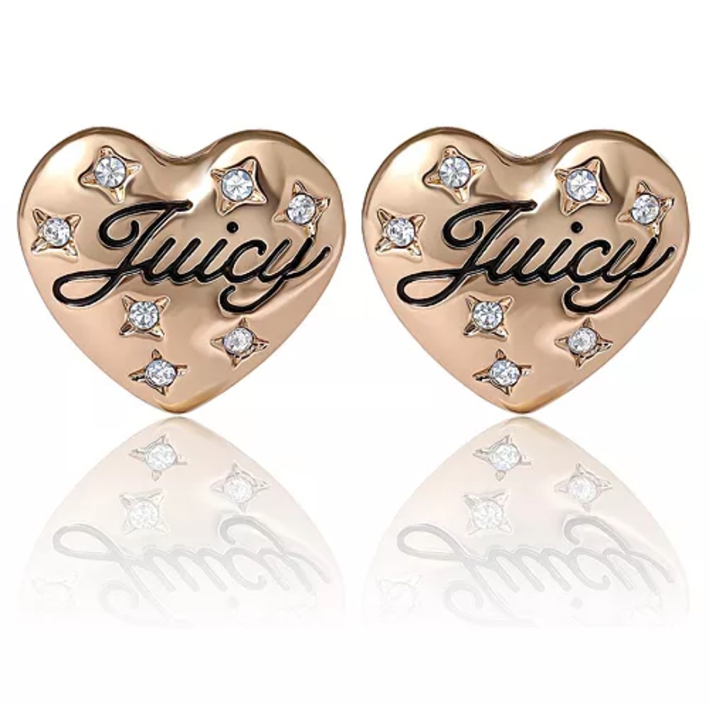 Juicy Couture Gold Heart Earrings